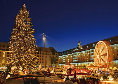 Weihnachtsmarkt & Hotel Elbflorenz Dresden