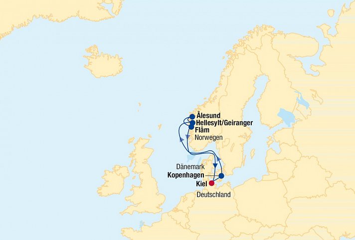 Ostseebad Damp+Kreuzfahrt Norwegen