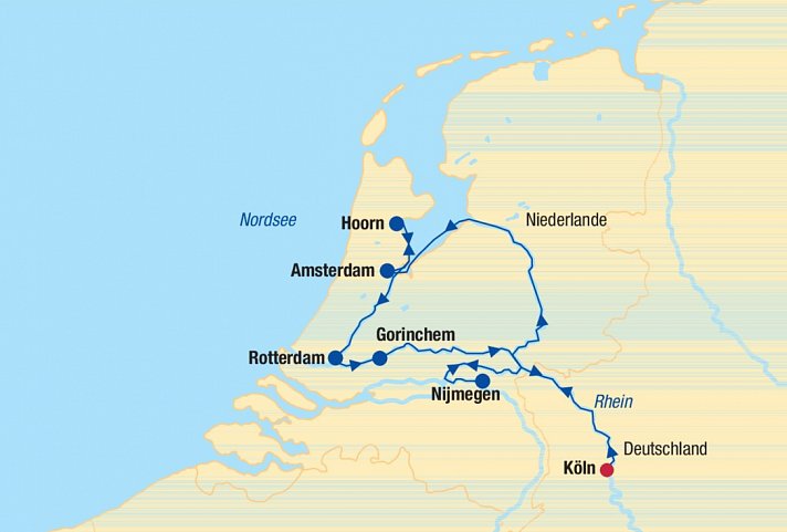 Flusskreuzfahrt Holland