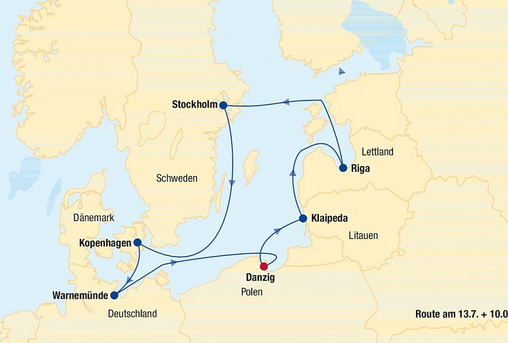Kreuzfahrt Ostsee inkl. Parkplatz