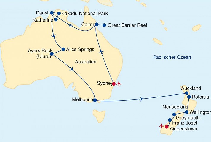 Australien & Neuseeland Rundreise